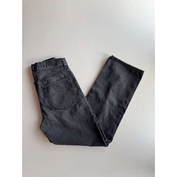 AGOLDE Criss Cross Savage Vintage Black High Rise Loose Boyfriend Jeans, Size 27 - Picture 5 of 14